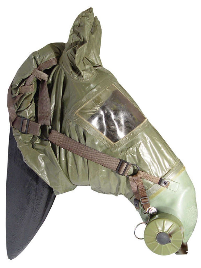 Vollkopf-Pferdegasmaske (Unbekannt)