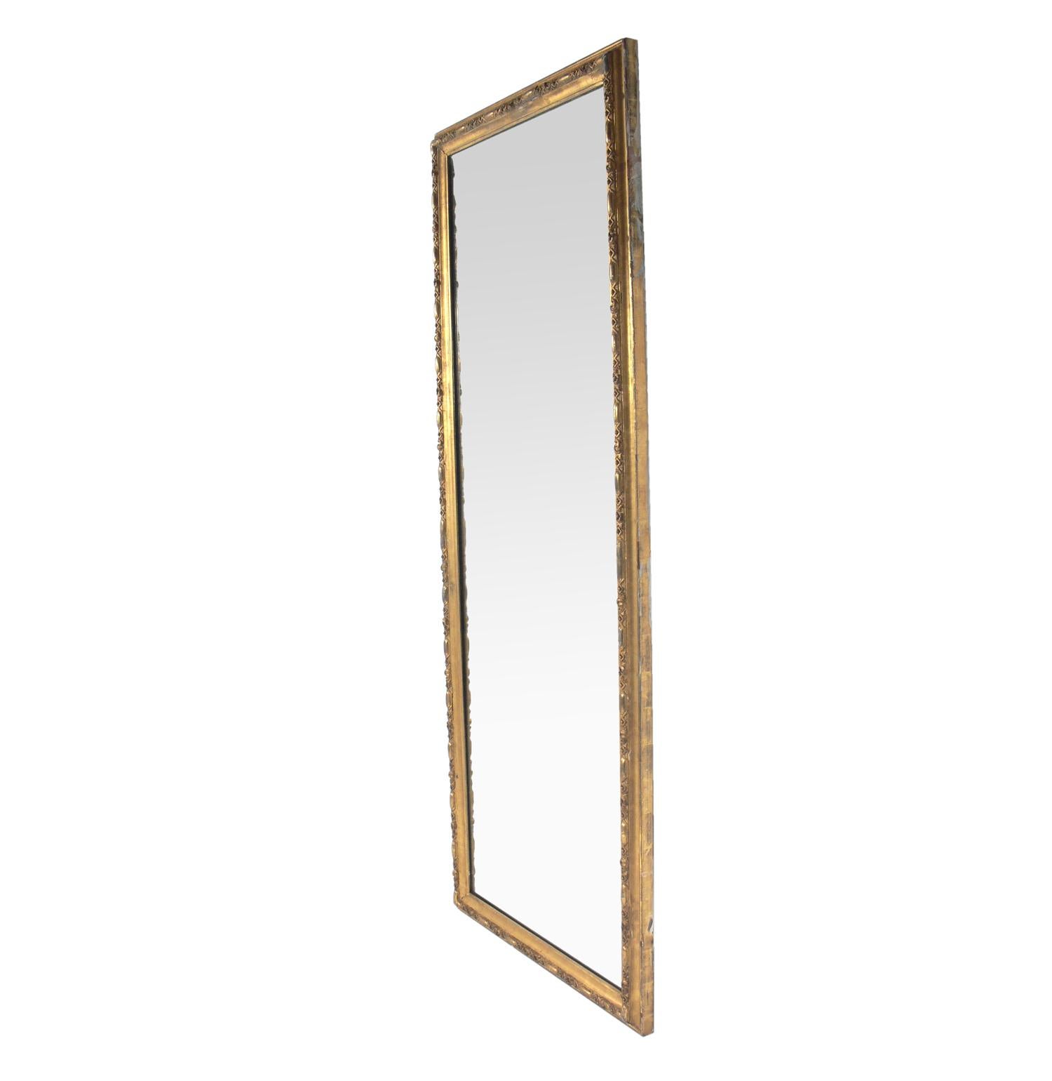 full length gilt mirror
