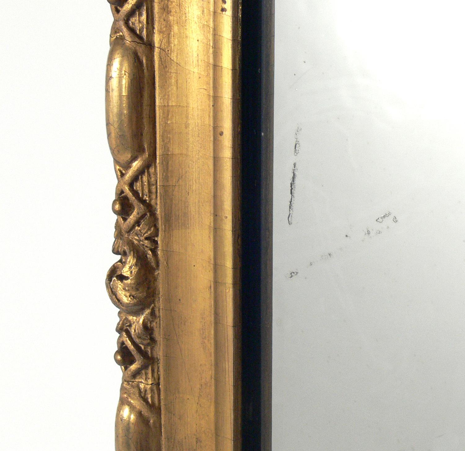 Metal Full Length 19th Century Gilt Mirror