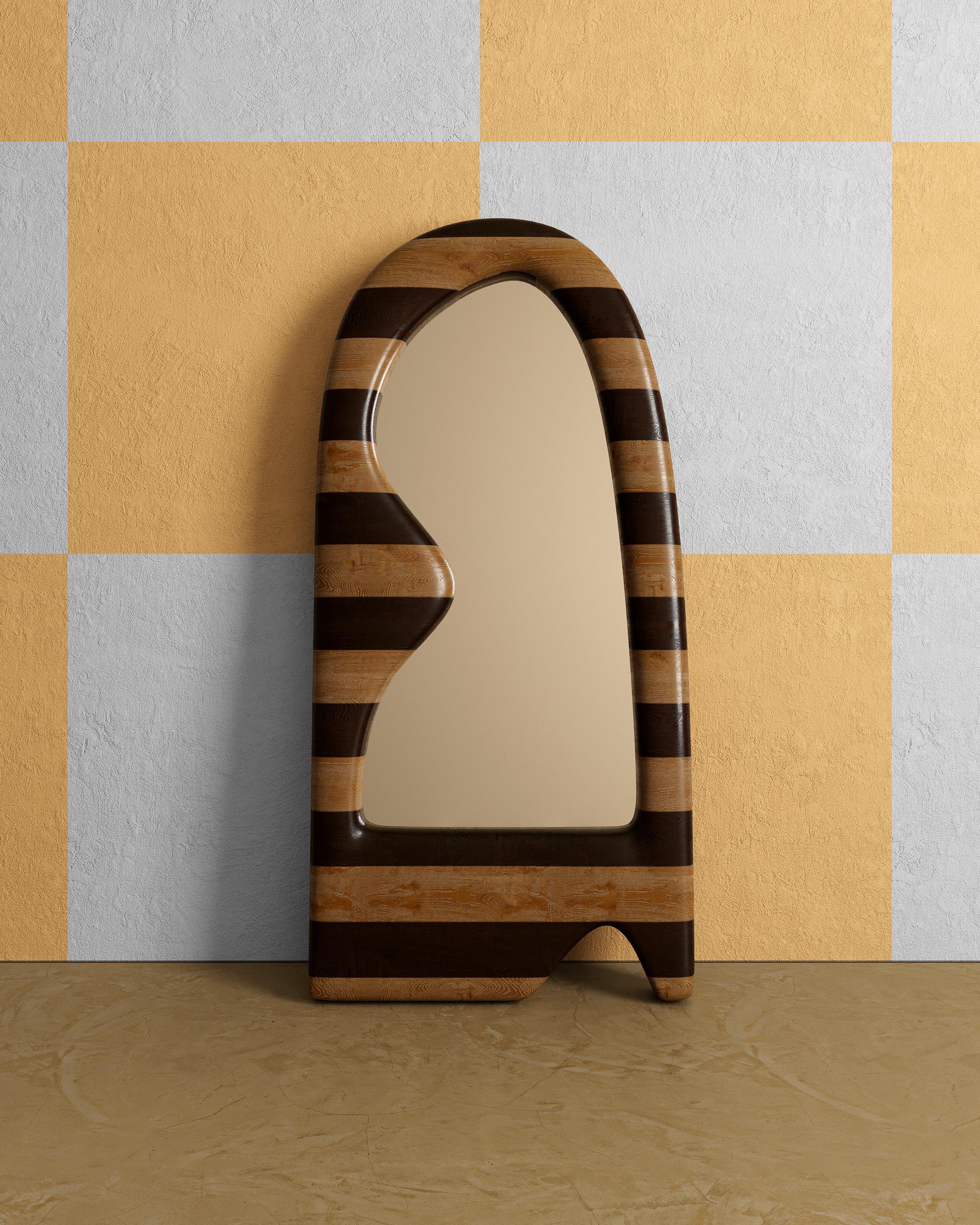 Hand-Crafted Full Length Chi' Floor Mirro For Sale