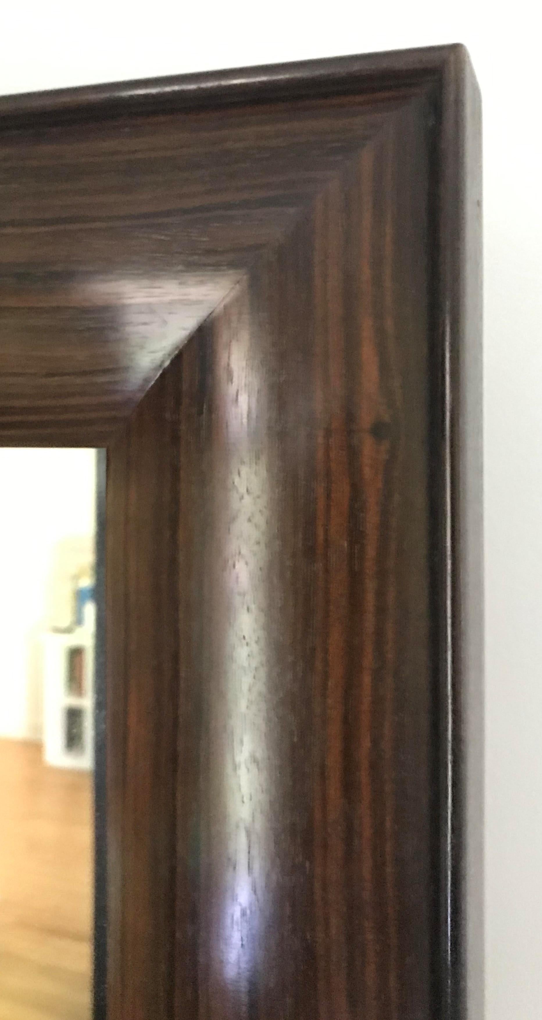 

One floor sample as shown in Macassar Ebony. Available Now for the Holidays! 25% off. 

Full length dressing mirror in Macassar Ebony. Customizable in any exotic wood.
A wonderful compliment to the perfect master bedroom or dressing room. The
