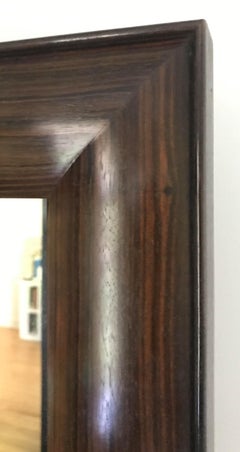 Full Length Dressing Mirror in Macassar Ebony -  Customizable In Exotic Wood