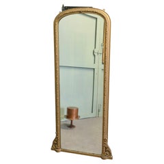 Full length French 19th Century Louis Philippe Wall Mirror
