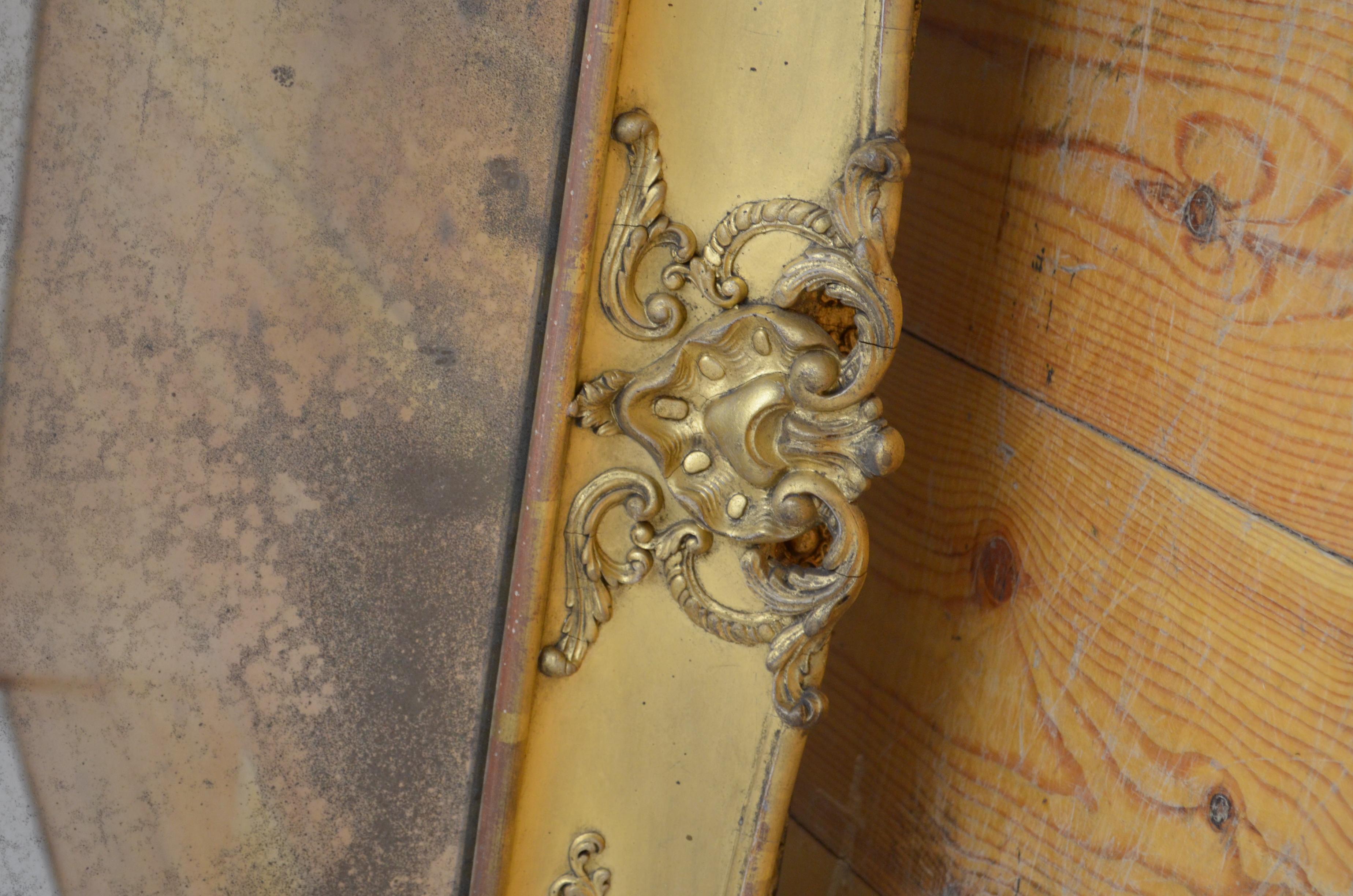 Anlehnspiegel in voller Länge Standspiegel Pier Mirror Chateau (Louis Philippe) im Angebot