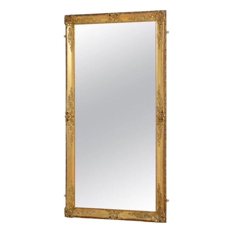 Miroir d'appui pleine longueur Miroir sur pied Miroir Pier Chateau en vente