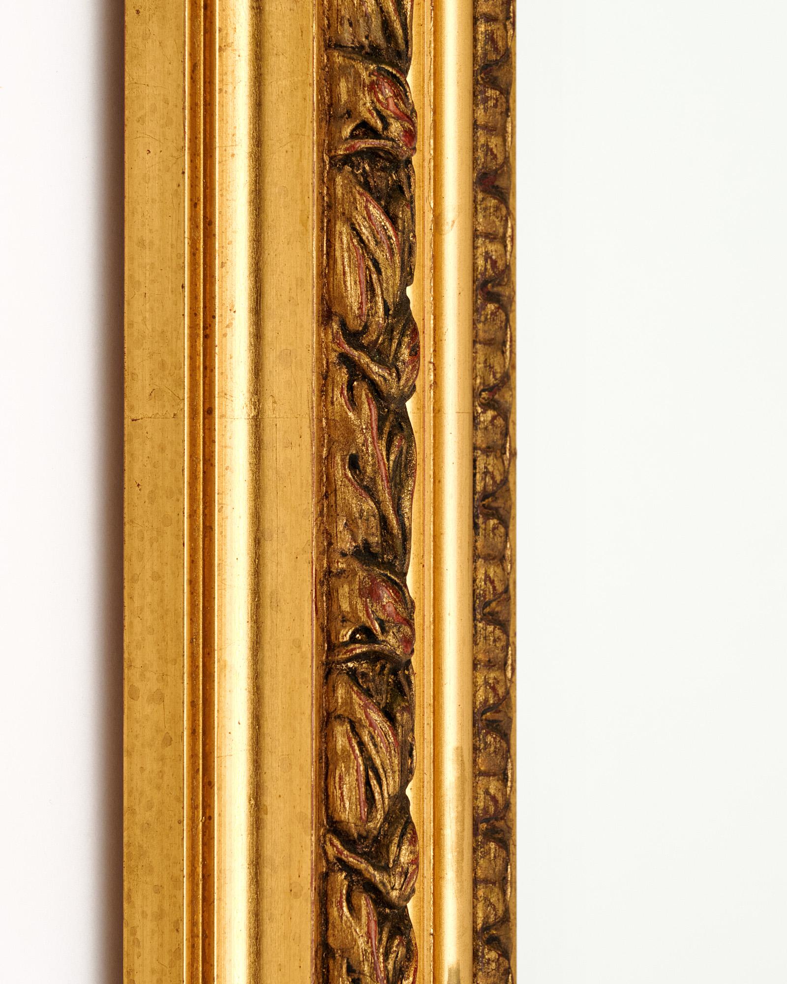 Französischer Spiegel im Louis-XVI-Stil in voller Länge im Angebot 2