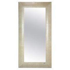 Full Length Mirror Embossed in Leather by Fendi