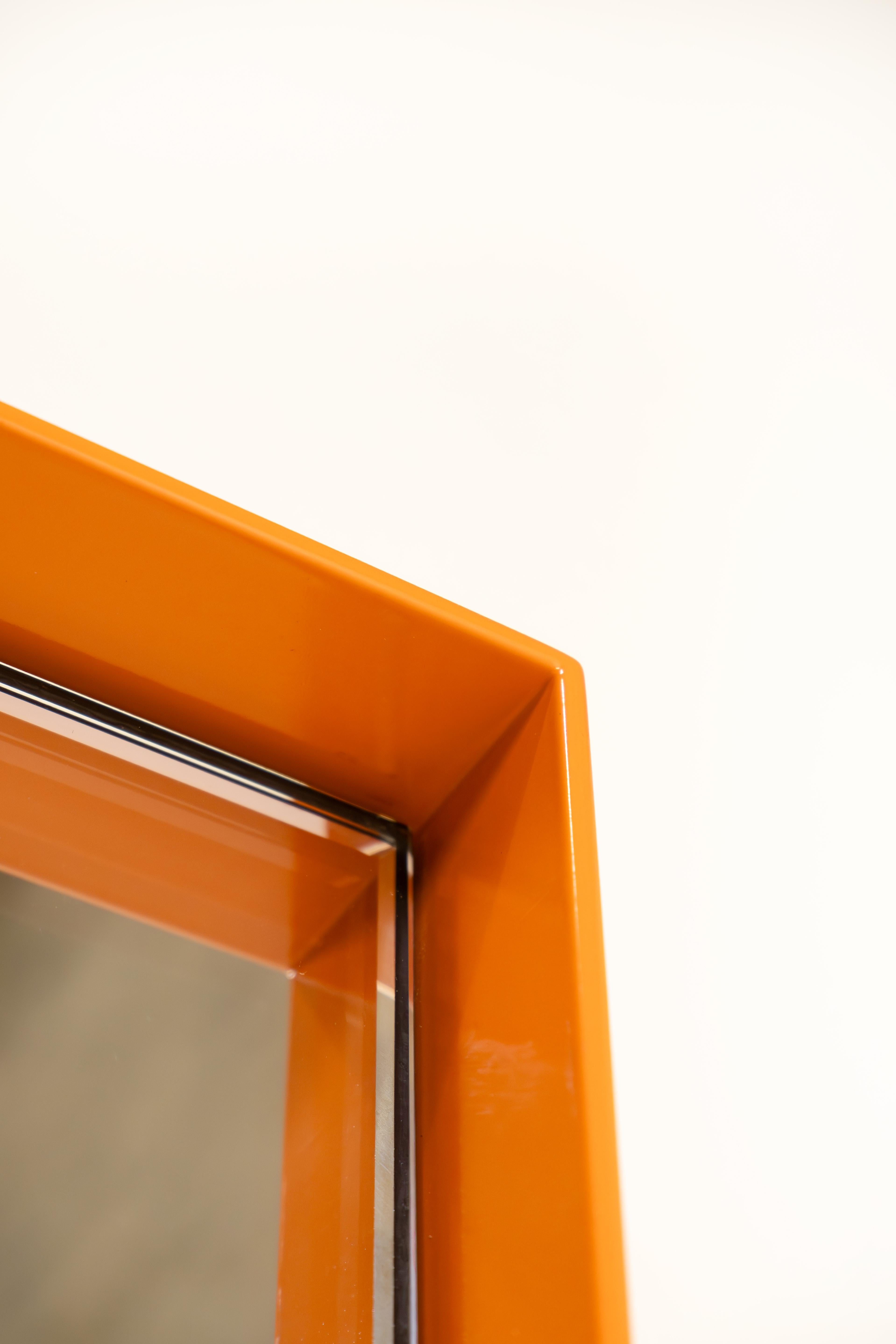 American Full Length Mirror in Powder Coated Steel and Glass by Laylo Studio For Sale
