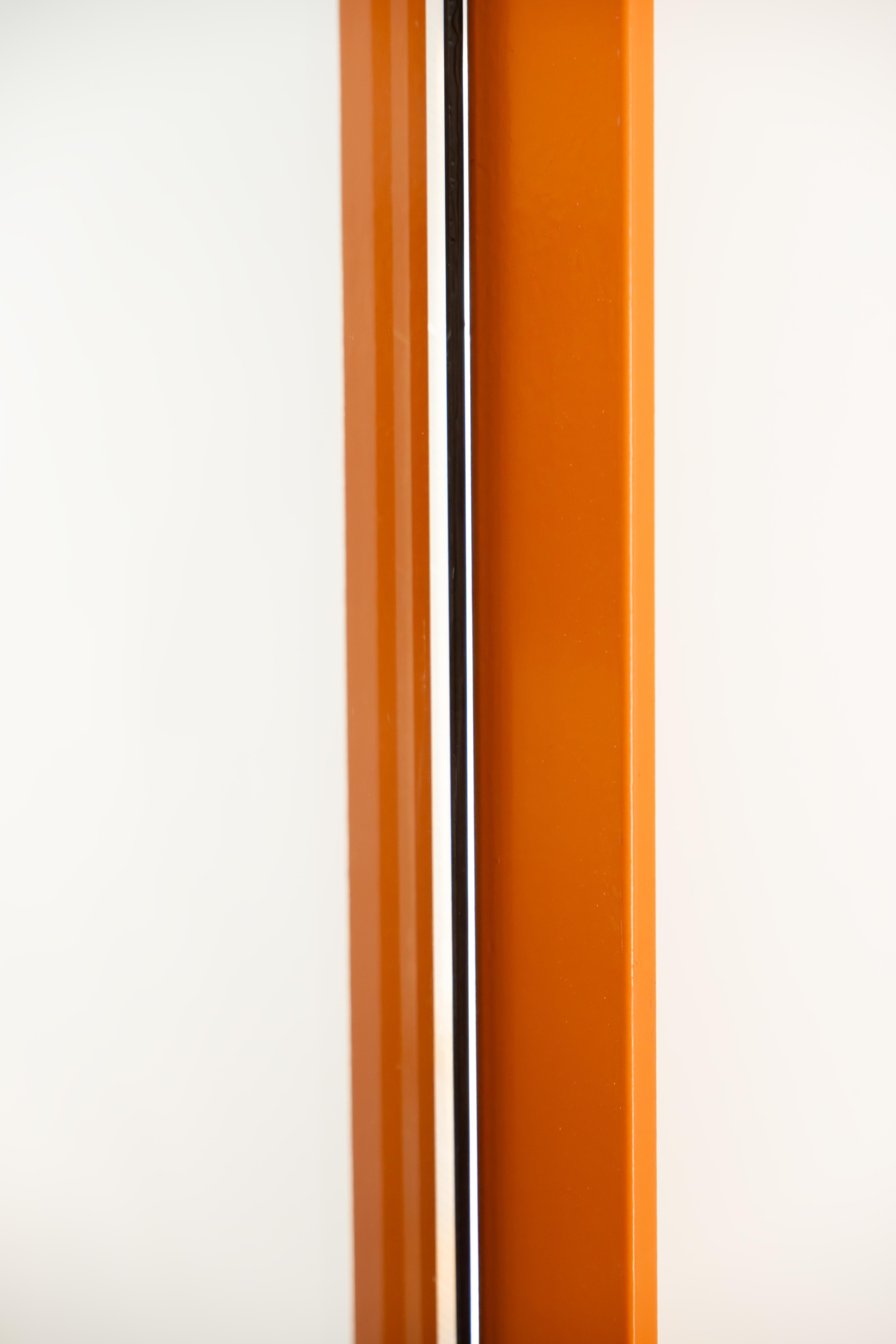 Blackened Full Length Mirror in Powder Coated Steel and Glass by Laylo Studio For Sale
