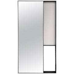 Full Length Mirror in Solid Steel Frame with Aged Patina