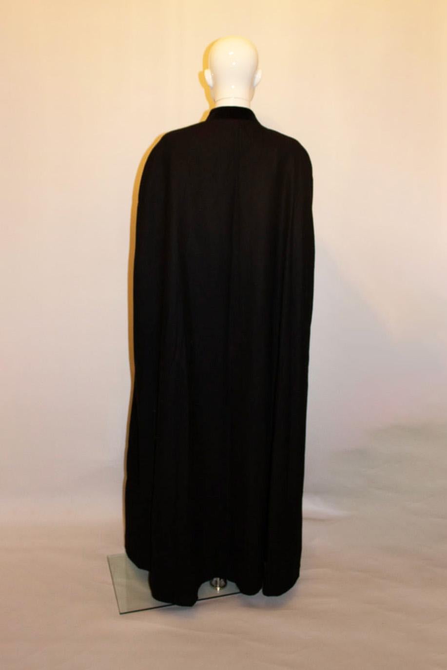 Full Length Vintage Cloak by  M Hopfgarten KG of Austria For Sale 2