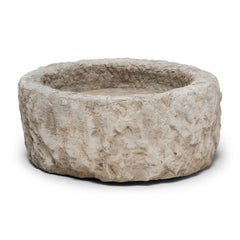 Full Moon Chinese Stone Trough, c. 1800