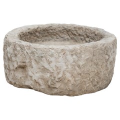 Used  Full Moon Chinese Stone Trough, c. 1800