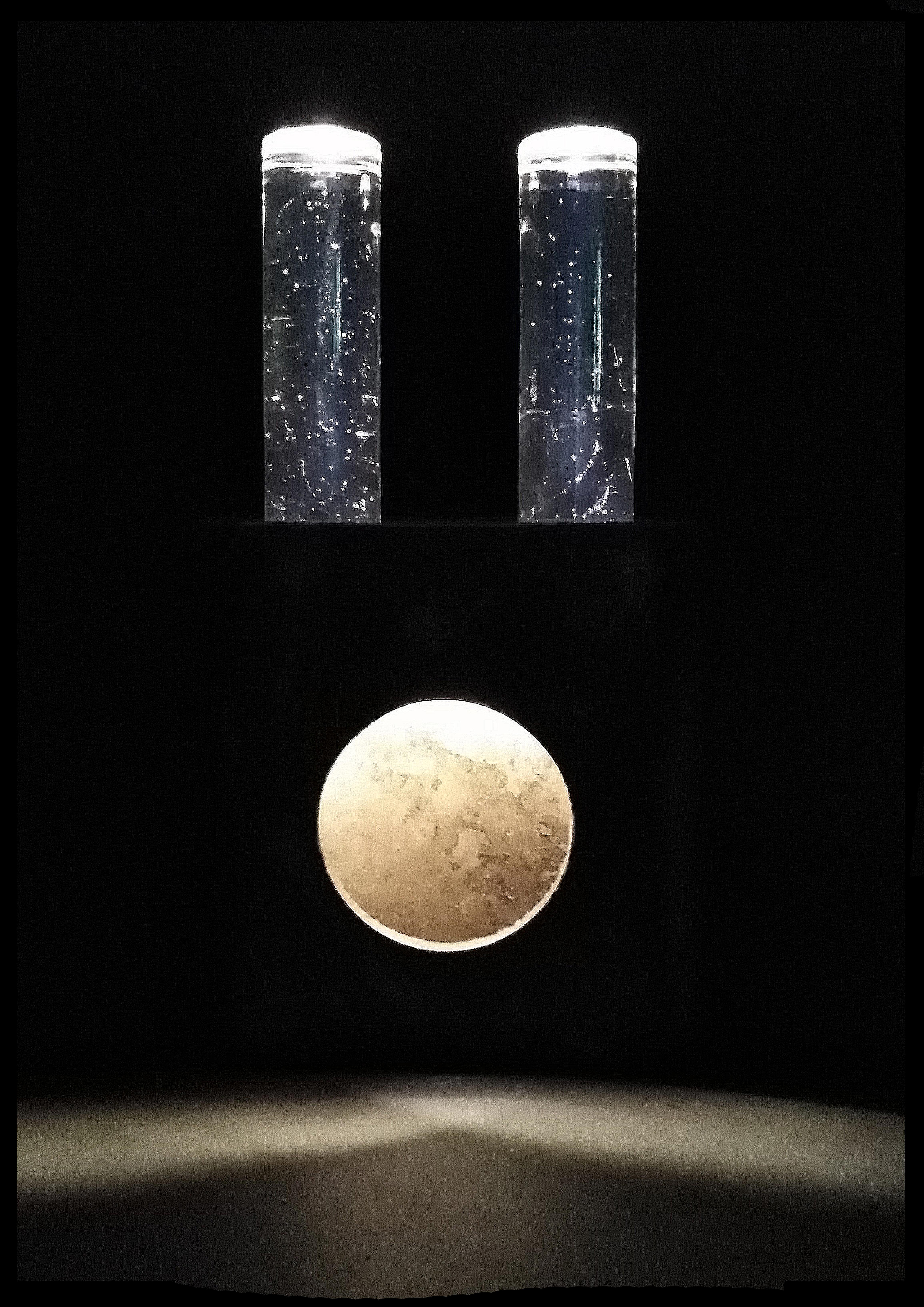 Modern Full Moon Lamp by Kaaron