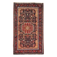 Full Pile Persian Nahavand Hand Knotted Oriental Rug