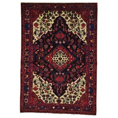 Full Pile Persian Nahavand Hand Knotted Oriental Rug