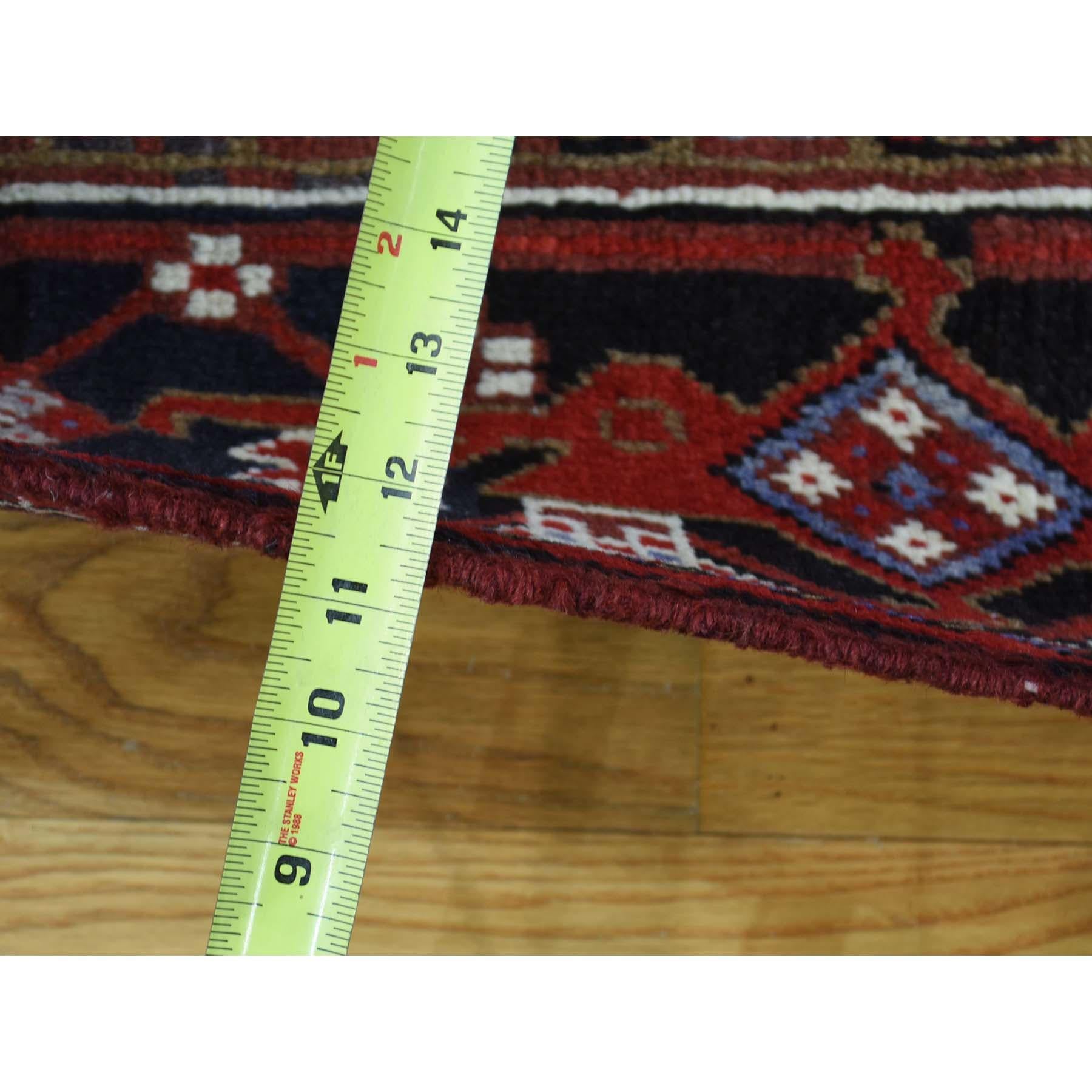 Full Pile Semi Antique Persian Heriz Excellent Condition Rug 4