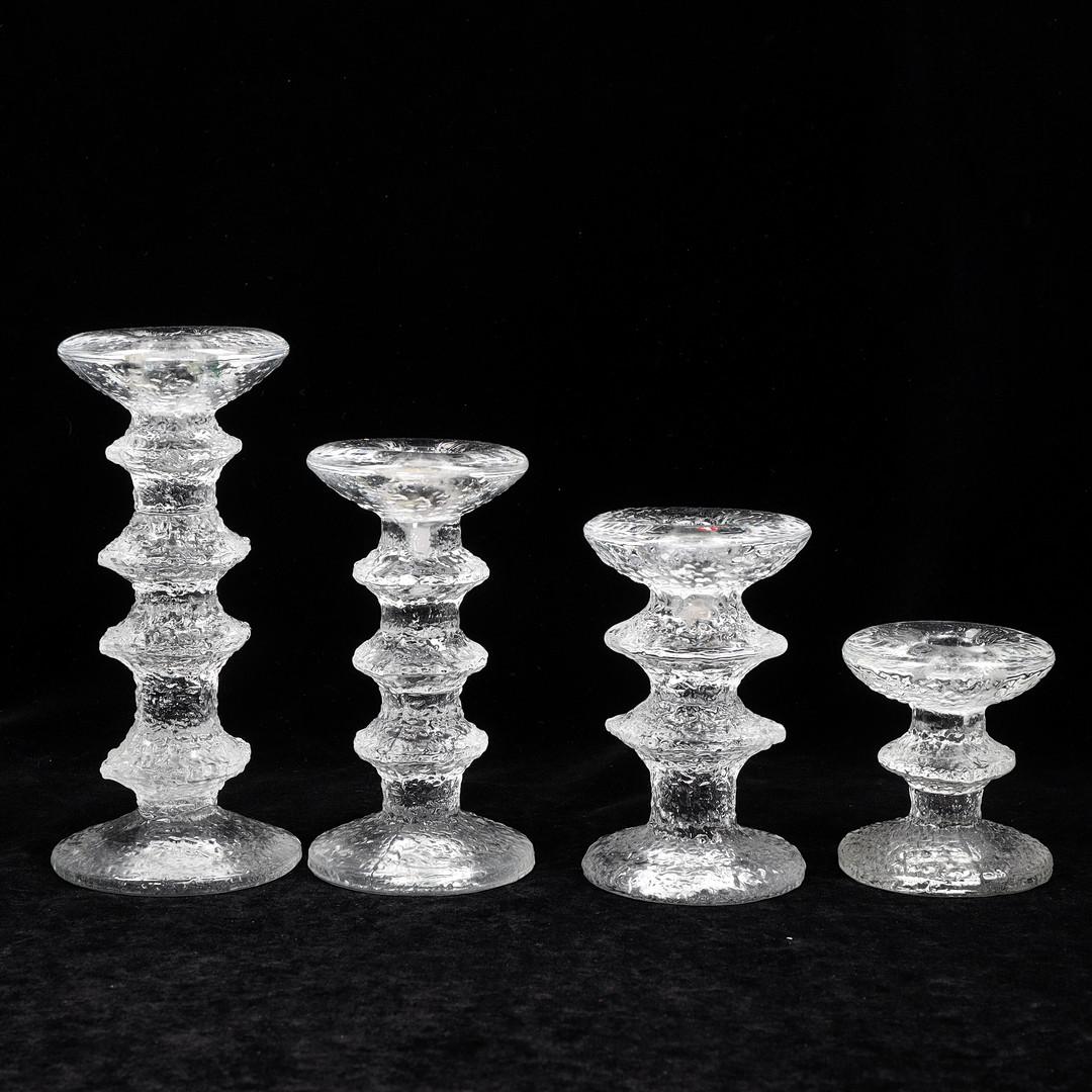 Kompletter Satz von 8 Festivo-Kerzenhaltern von Timo Sarpaneva für Iittala (Finnisch) im Angebot