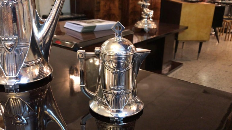 Full Side Tea and Coffe Service, Art Nouveau, Jugendstil, Liberty, 1910 ...
