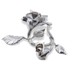Full Silver Rose from d'Avossa Home Jewelry Collection