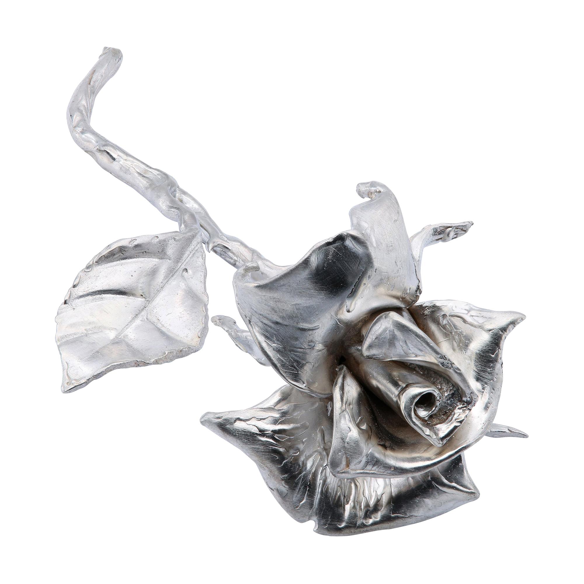 Full Silver Rose from d'Avossa Home Jewelry Collection For Sale