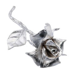 Full Silver Rose from d'Avossa Home Jewelry Collection