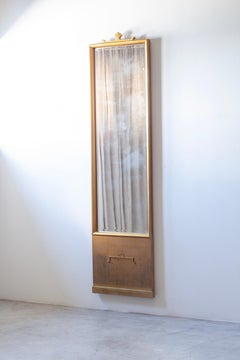 Schwedischer „Grace“-Spiegel aus den 1920er Jahren im Stil von Gunnar Asplund in Originalgröße