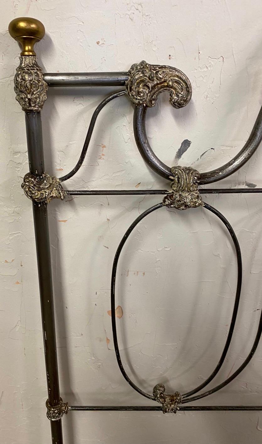 Full Size Baroque Style Metal Bed For Sale 5