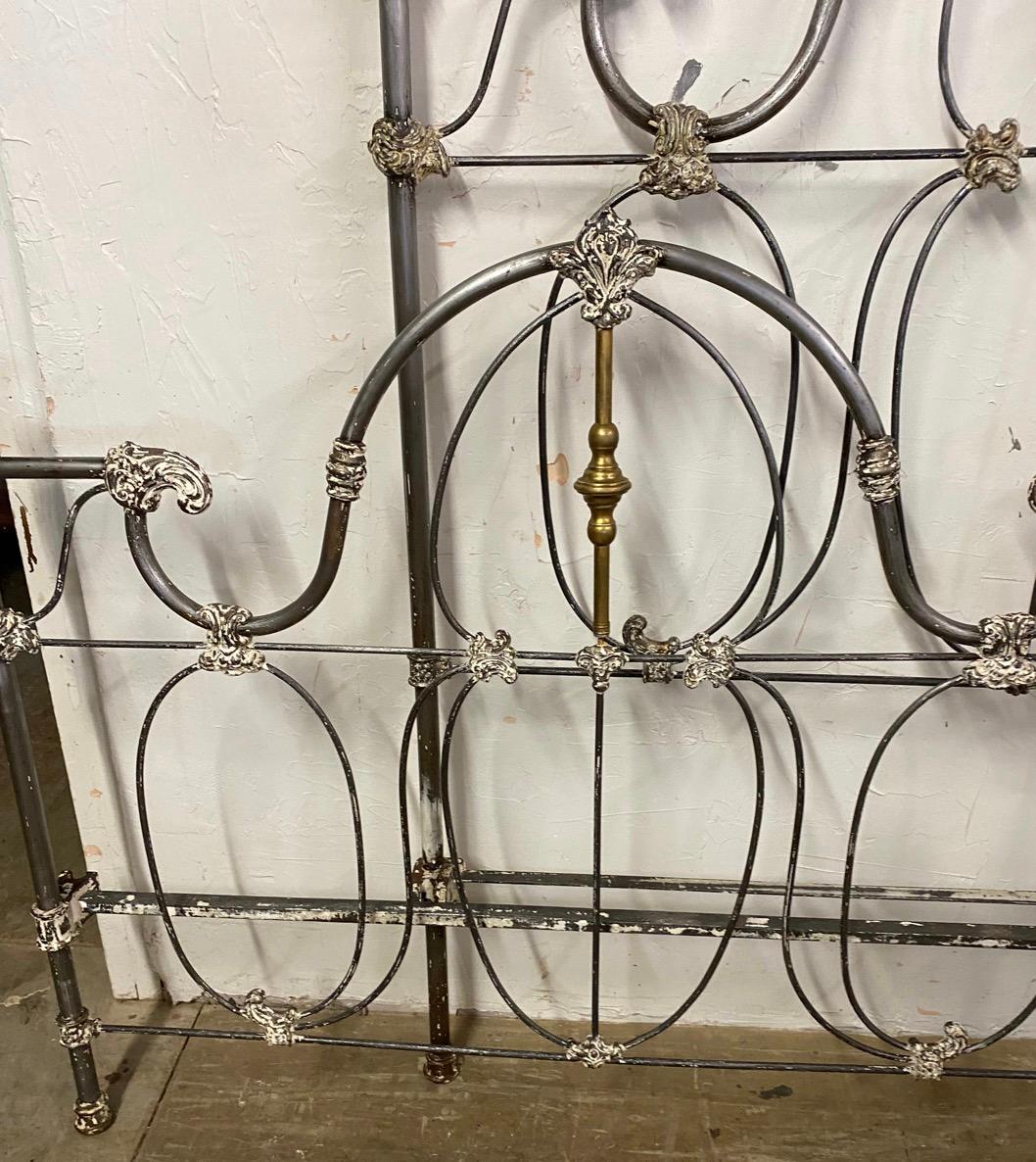 Full Size Baroque Style Metal Bed For Sale 9