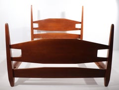 Full Size Cushman Maple Bed Attributed to Herman DeVries
