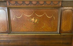 Edwardian Marquetry Full Size Headboard
