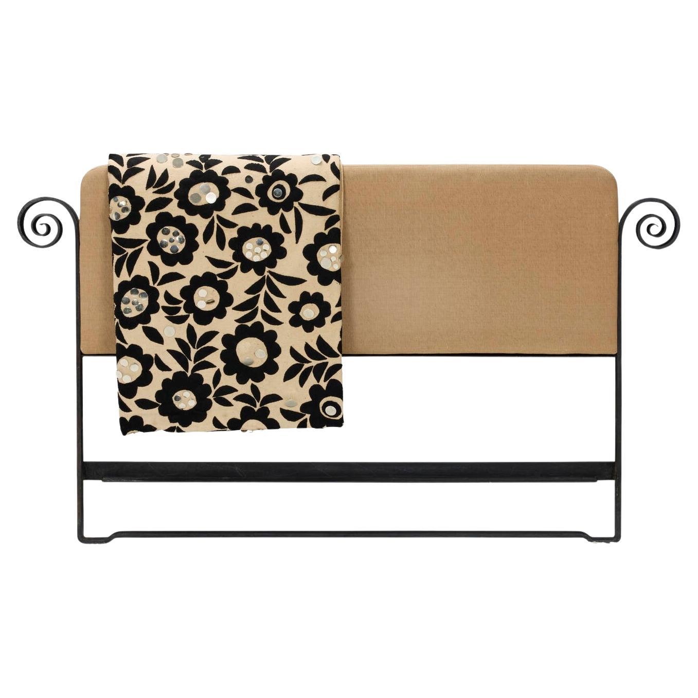Full-size Headboard with Bedspread and Canopy by Gere Kavanaugh For Sale