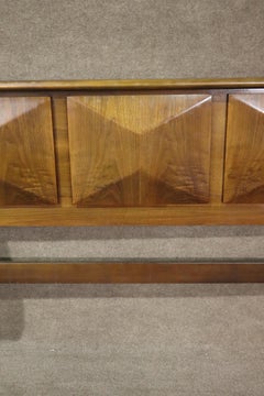 Full Size Mid-Century Diamond Bedframe