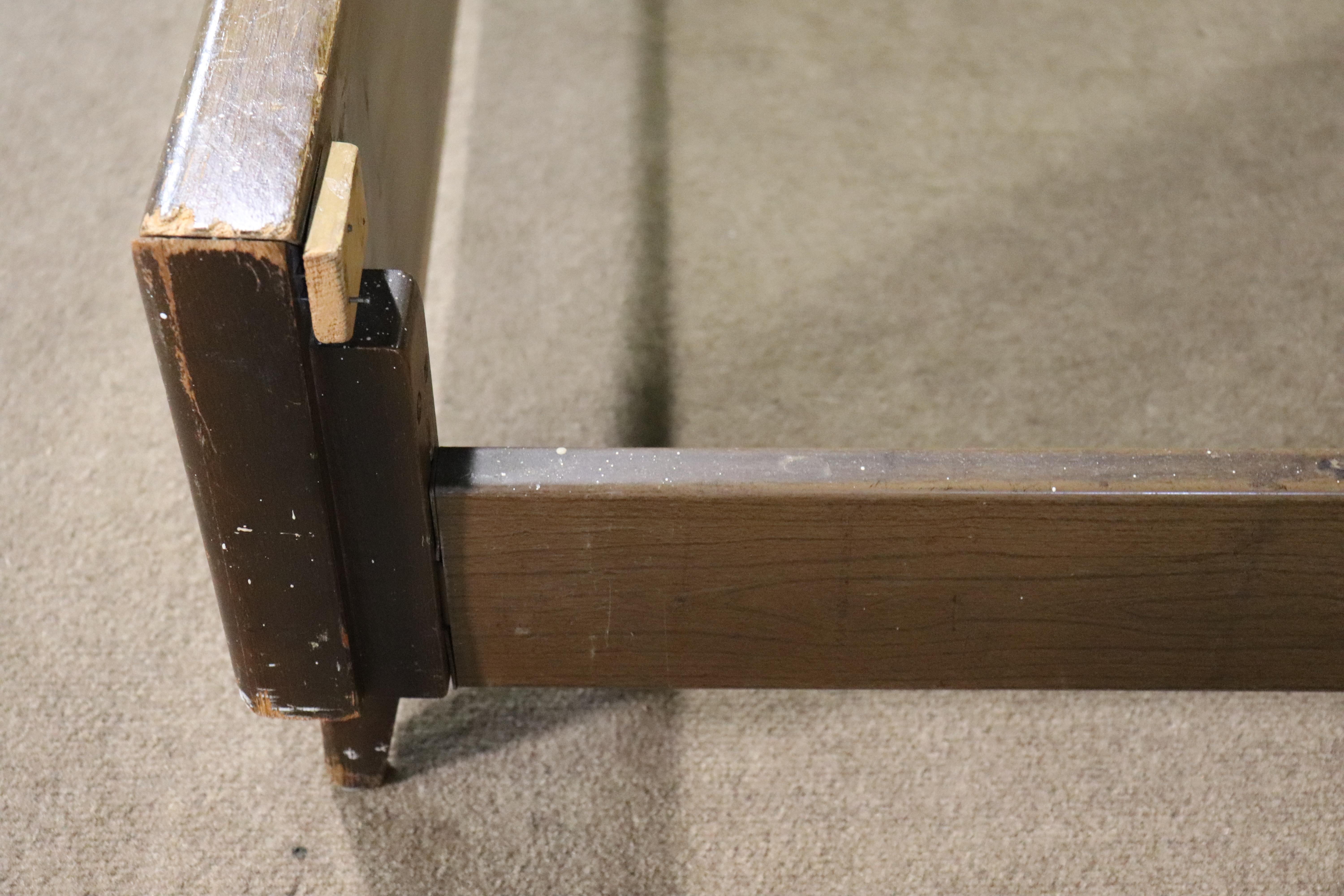 Full Size Mid-Century Diamond Bedframe For Sale 1