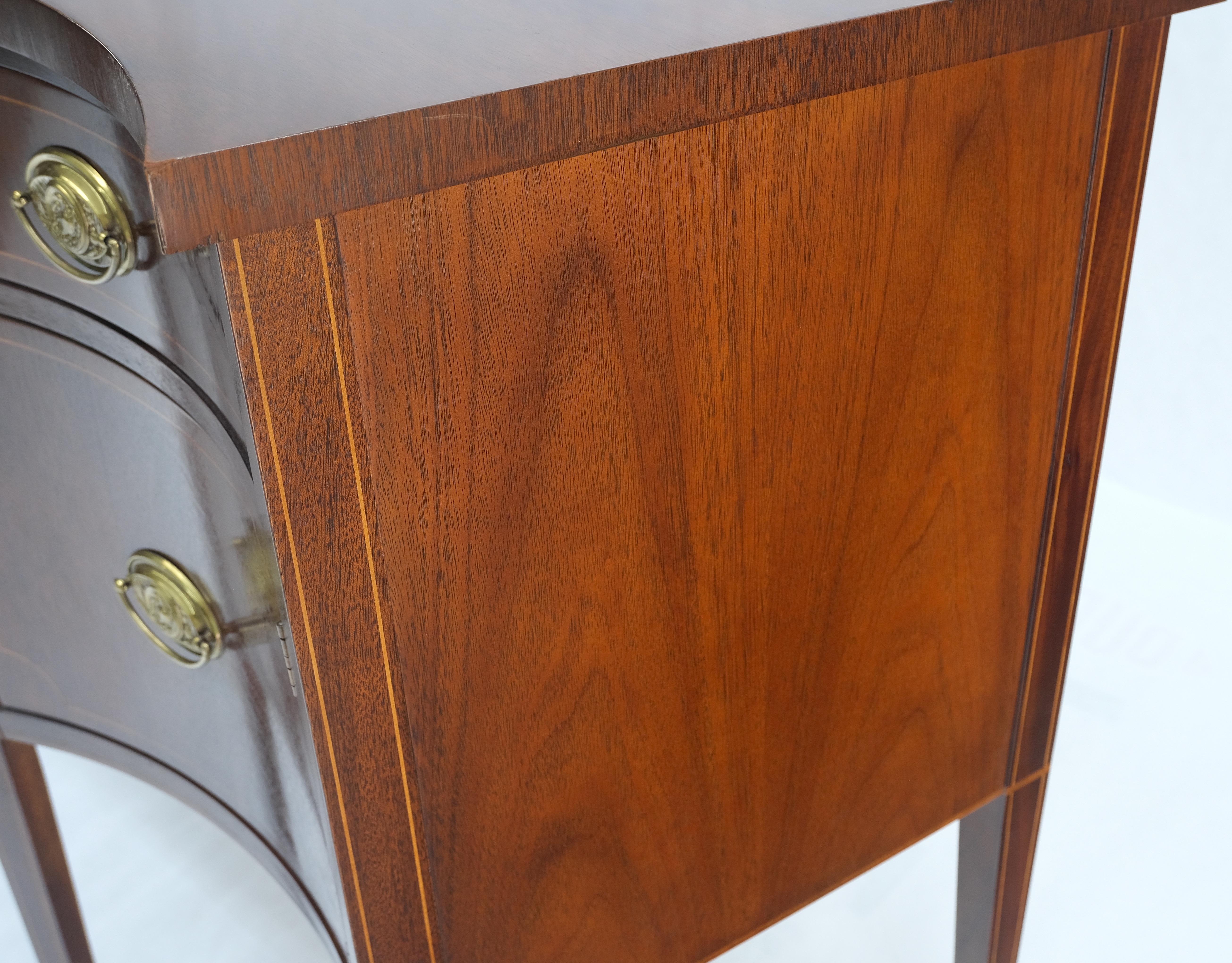 Full Size Pencil Inlaid Mahogany Federal SideBoard Server Buffet by Baker MINT! For Sale 8