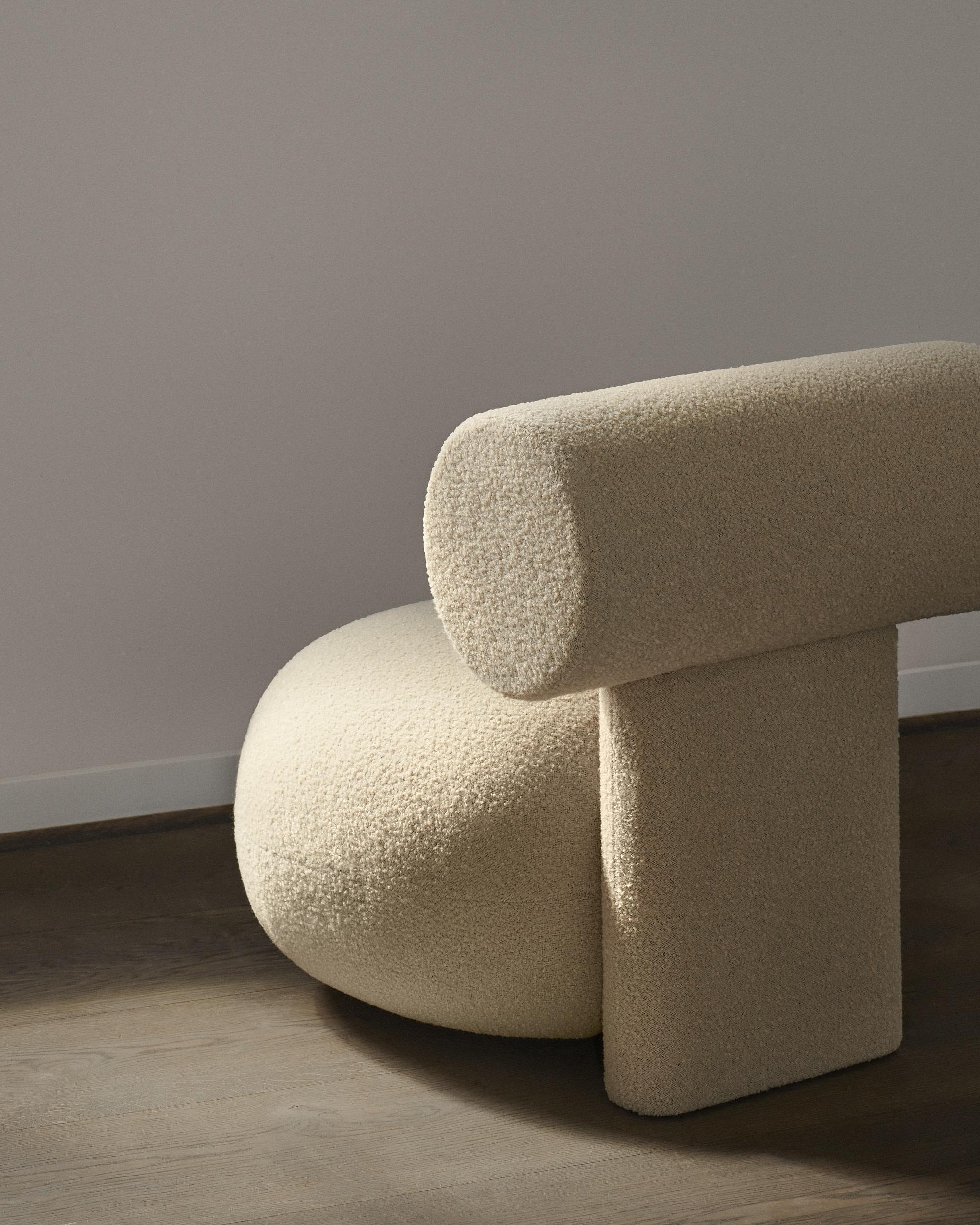 Post-Modern Full Upholstery Hippo Lounge Chair by NORR11