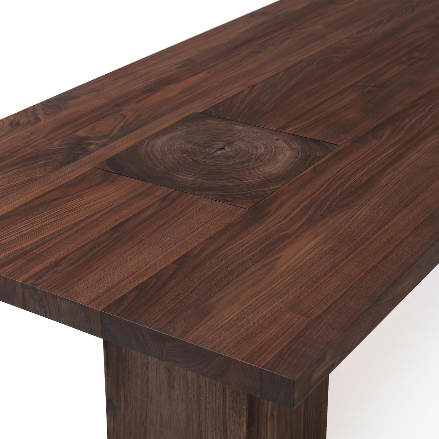 Hand-Crafted Full Wood Dining Table For Sale