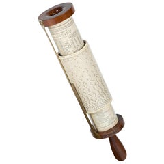 Fuller's Cylindrical Slide Rule Calculator Model 1, Dated 1927, with Case