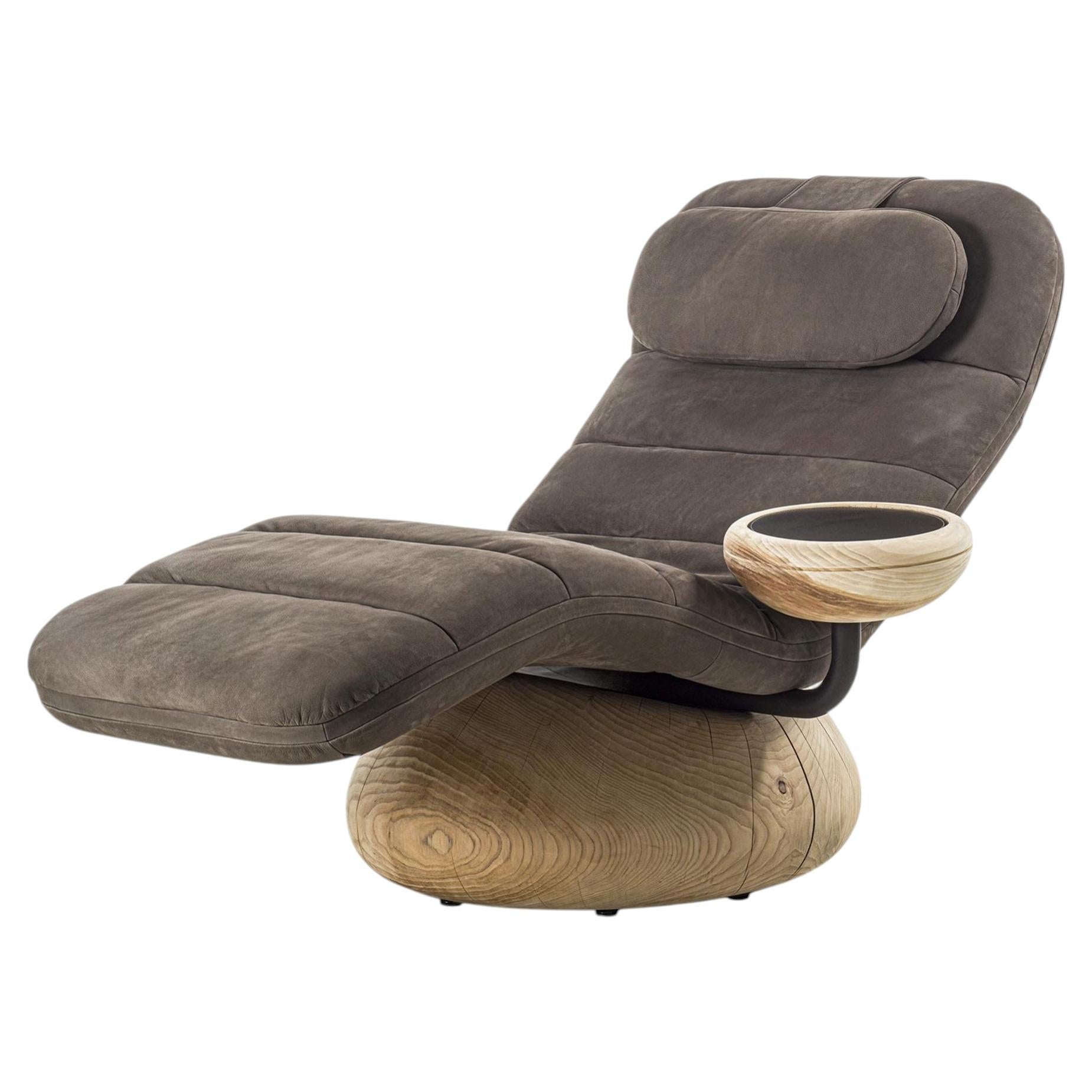 Fullness Cedar Chaise Longue For Sale