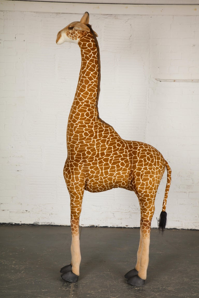 Fullsize Giraffe Stuffed Animal For Sale at 1stdibs