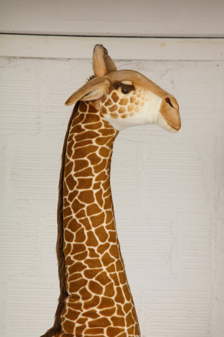 Fullsize Giraffe Stuffed Animal For Sale at 1stdibs