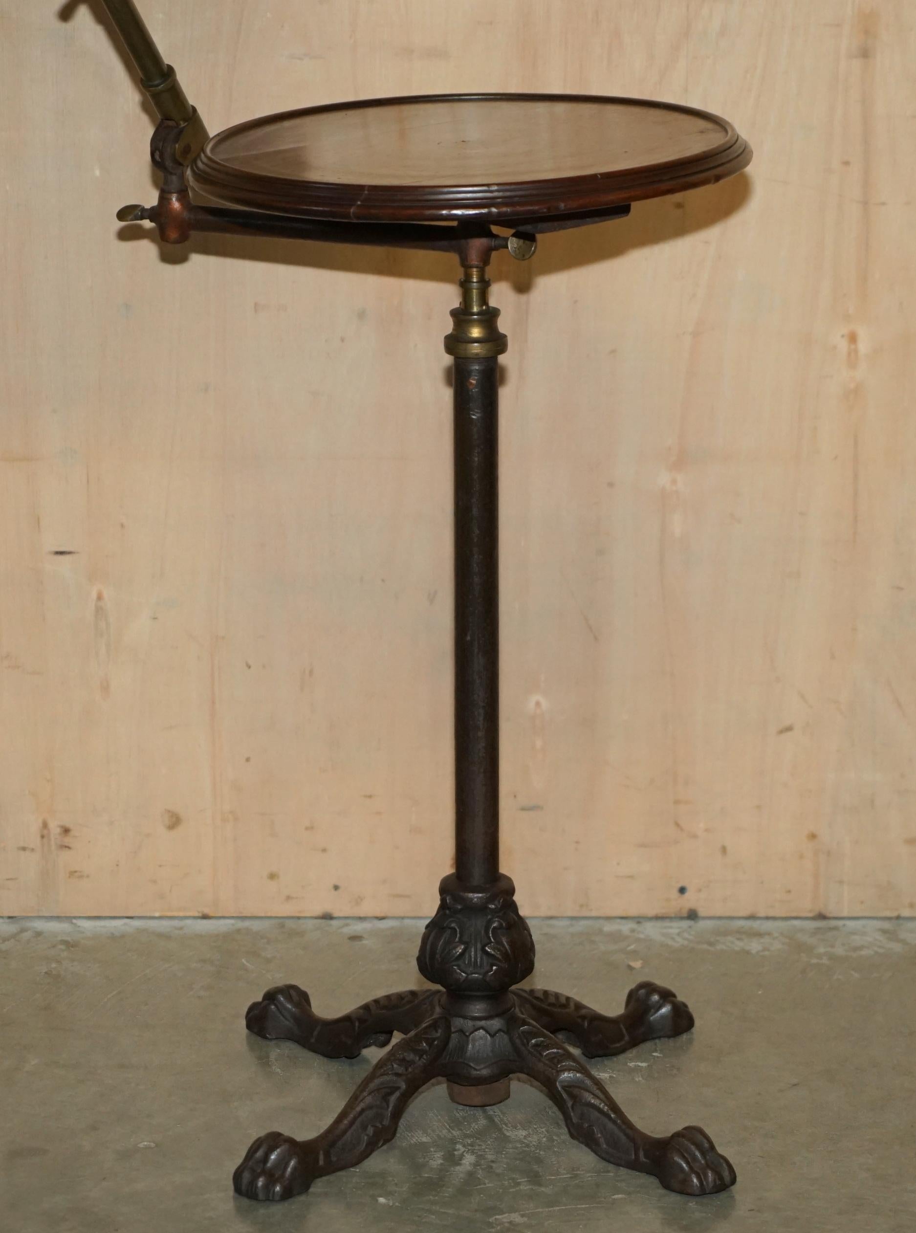 Victorien Table à musique ancienne de ViCTORIAN LEVESON & SON'S METAL READING en vente