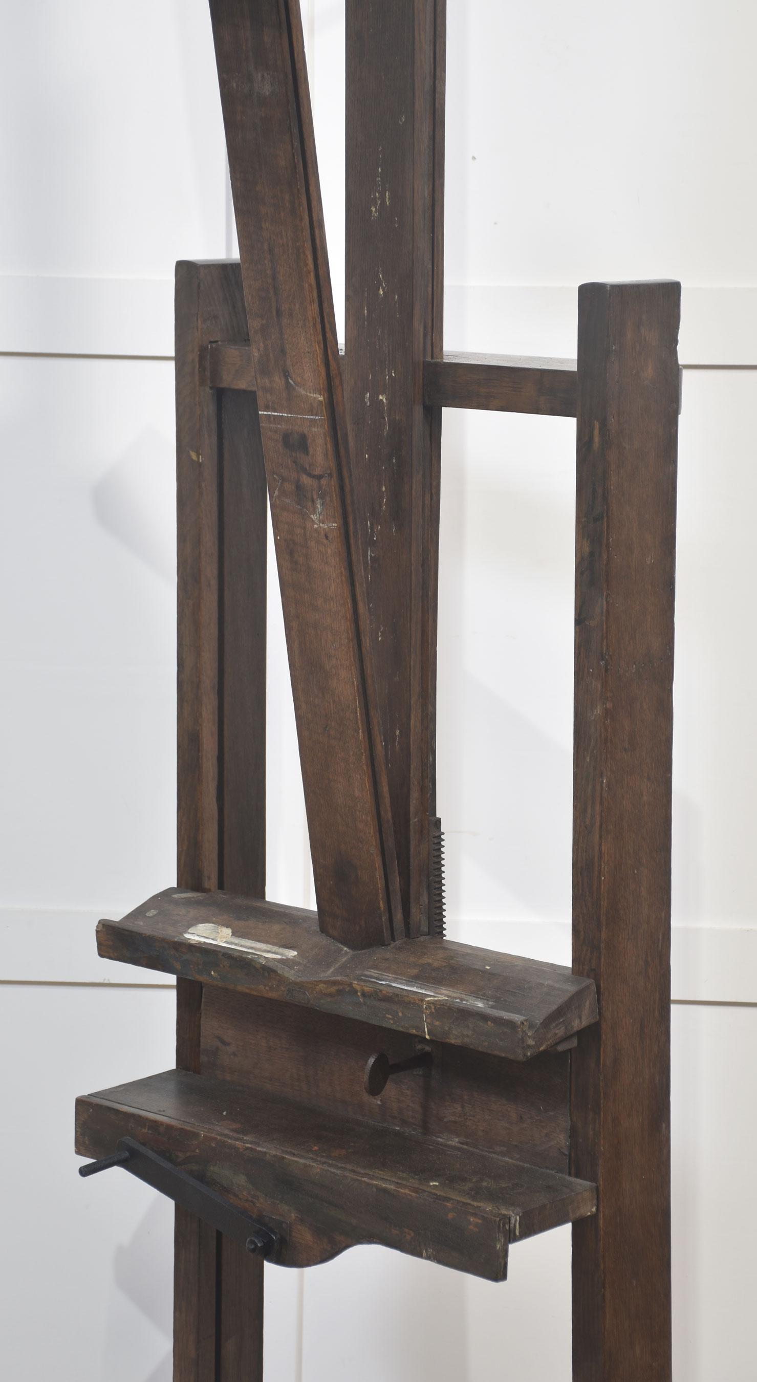 Chevalet d'artiste en Oak entièrement réglable en vente 4