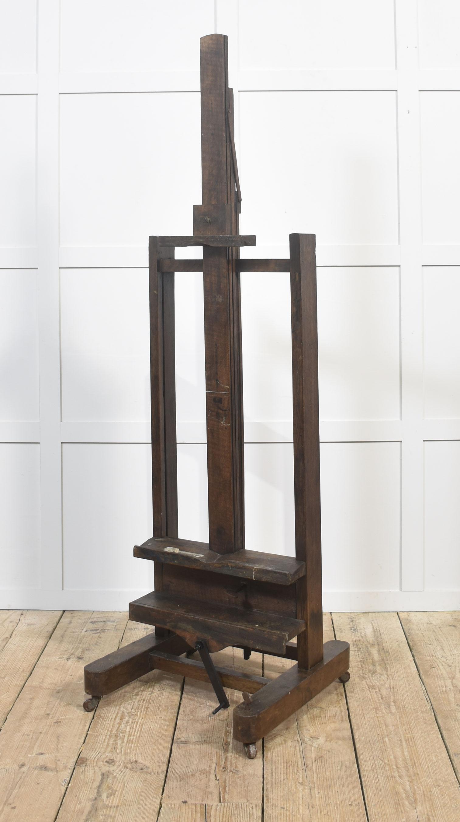 Chevalet d'artiste en Oak entièrement réglable en vente 5