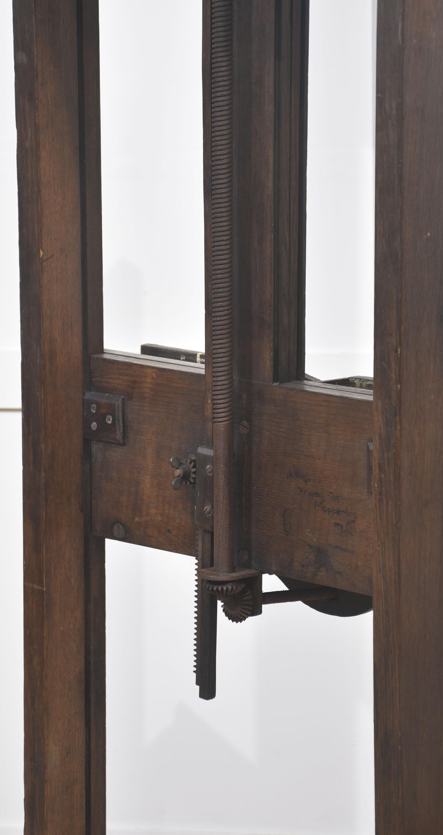 Chevalet d'artiste en Oak entièrement réglable en vente 1