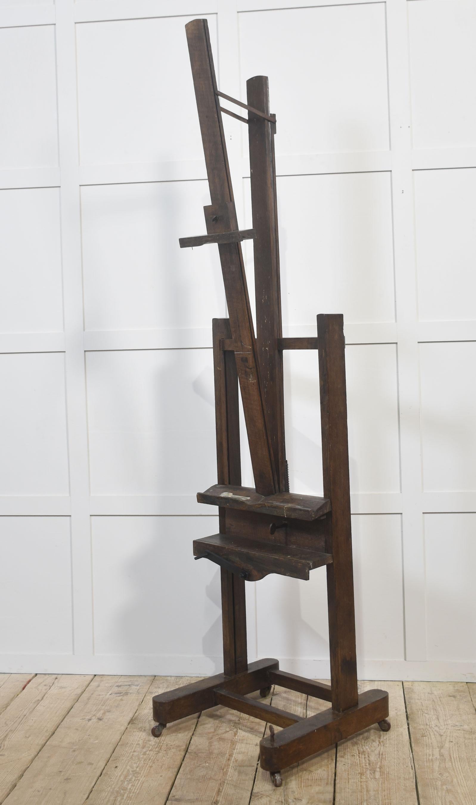 Chevalet d'artiste en Oak entièrement réglable en vente 2