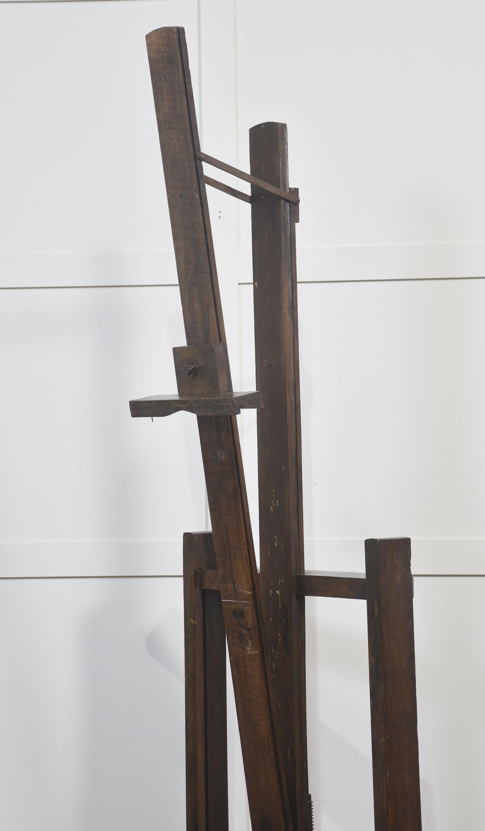 Chevalet d'artiste en Oak entièrement réglable en vente 3