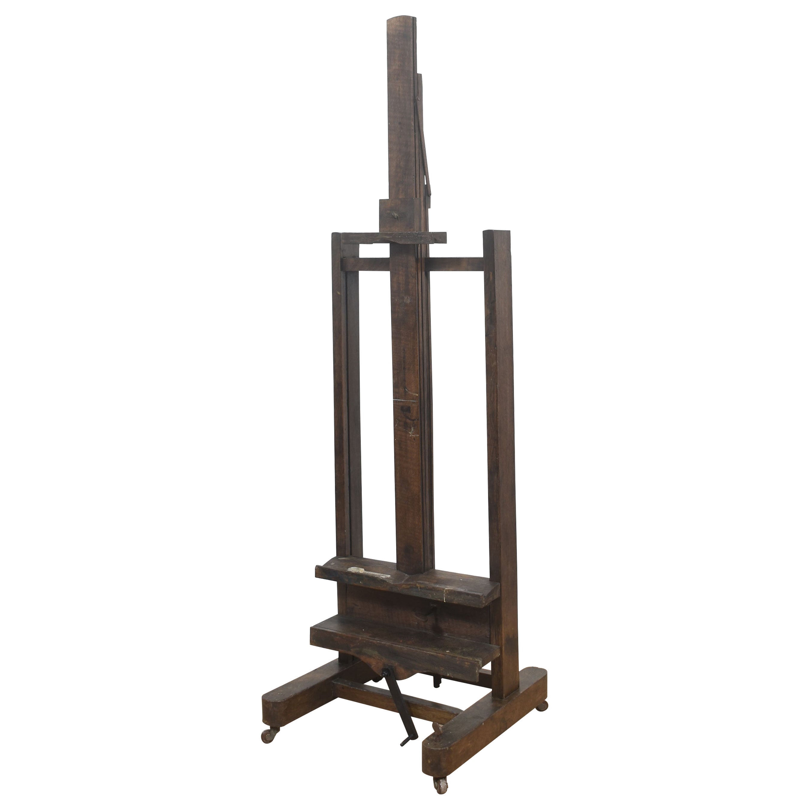 Chevalet d'artiste en Oak entièrement réglable