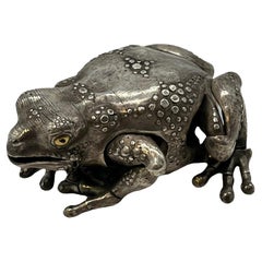 Oleg Konstantinov Fully Articulated Frog Made of Sterling Silver