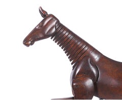 Fully Articulated Wooden Artist's Model Of Horse